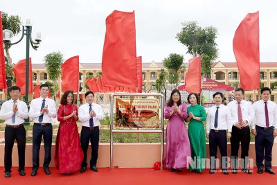 Lễ khánh thành và gắn biển công trình xây dựng Trường THPT Vũ Duy Thanh (giai đoạn 2)